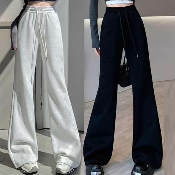 American style micro-flare sports pants for women in spring and autumn 2025 new high-waist drooping horseshoe pants slim and slim casual sweatpants
American style micro-flare sports pants for women in spring and autumn 2025 new high-waist drooping horseshoe pants slim and slim casual sweatpants