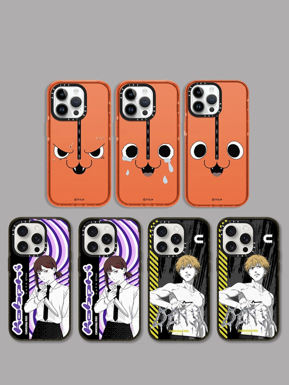 Chainsaw Man Anime MagSafe Acrylic 15, 14, 13, 12 iPhone Case