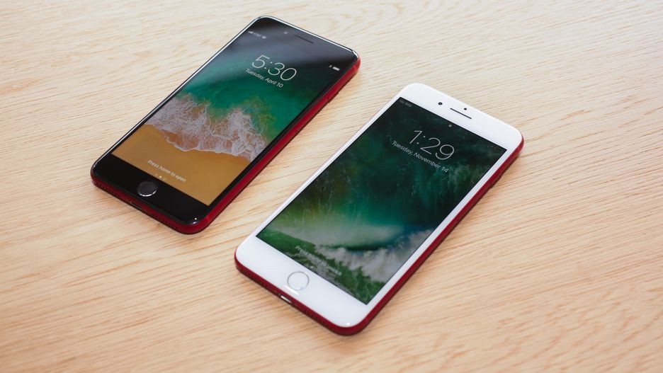 iphone8红色版真机保修图赏-乐我淘券新买的华为手机屏碎了上手吗图片
