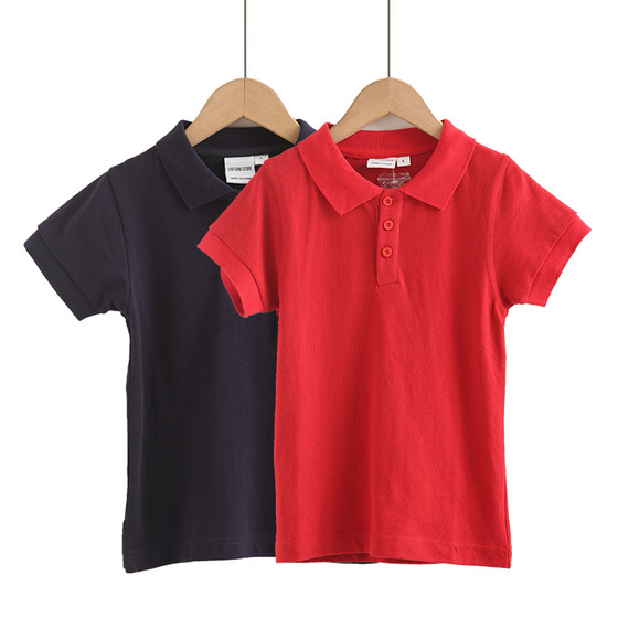 Boys and girls children's Polo shirt cotton children's clothing spring and summer comfortable short sleeve neck top half sleeve fashionable Korean version
Boys and girls children's Polo shirt cotton children's clothing spring and summer comfortable short sleeve neck top half sleeve fashionable Korean version
