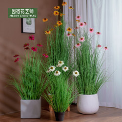 Classy Accessible Luxury Artificial Reed sunflower fake flower indoor living room landscaping green plant bionic flower decorative potted plant ornaments Classy Accessible Luxury Artificial Reed sunflower fake flower indoor living room landscaping green plant bionic flower decorative potted plant ornaments