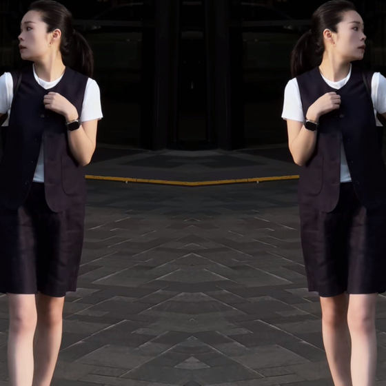 Internet celebrity style high-end simple solid color slim fit and sleeveless vest paired with high-waist slim shorts suit
Internet celebrity style high-end simple solid color slim fit and sleeveless vest paired with high-waist slim shorts suit