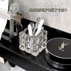 Mask Spoon Holder Bathroom Cream Digging Spoon Glass Mirror Cabinet Desktop Makeup Eye Cream Stick Brush Storage Box Mask Spoon Holder Bathroom Cream Digging Spoon Glass Mirror Cabinet Desktop Makeup Eye Cream Stick Brush Storage Box