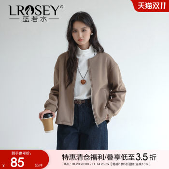 Blue Ruoshui temperament casual jacket plus velvet thick top Blue Ruoshui temperament casual jacket plus velvet thick top