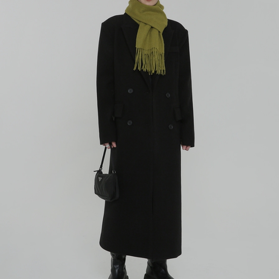 Positive shoulder winter new Korean woolen coat female super long money to the ankle thickened Positive shoulder winter new Korean woolen coat female super long money to the ankle thickened
