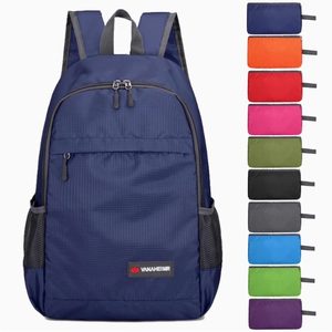 Folding backpack ultra-light portable storage bag outdoor sports backpack large capacity waterproof thin travel hiking bag
 Folding backpack ultra-light portable storage bag outdoor sports backpack large capacity waterproof thin travel hiking bag