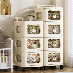 Stroller Toy Snack Rack Mobile Baby Supplies Storage Rack Multi-Layer Drawer-Type Baby Storage Cabinet Stroller Toy Snack Rack Mobile Baby Supplies Storage Rack Multi-Layer Drawer-Type Baby Storage Cabinet