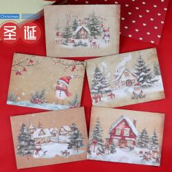 Cute Santa Claus stationery envelope retro handwritten letter Cute Santa Claus stationery envelope retro handwritten letter