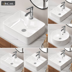 Countertop Basin, Balcony Countertop Washbasin, Small Ceramic Washbasin, Small Bathroom Basin, Single Basin, Countertop Basin for Home Use Countertop Basin, Balcony Countertop Washbasin, Small Ceramic Washbasin, Small Bathroom Basin, Single Basin, Countertop Basin for Home Use