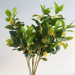 Simulated Osmanthus Leaves, Artificial Flower Bouquets, Meaningful and Practical Decorations for the Living Room, High-End Photo Props, Simulated Green Plants Simulated Osmanthus Leaves, Artificial Flower Bouquets, Meaningful and Practical Decorations for the Living Room, High-End Photo Props, Simulated Green Plants