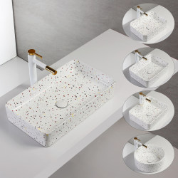 Light Luxury Countertop Washbasin, European-Style Washbasin, Household Nordic Rectangular Basin Light Luxury Countertop Washbasin, European-Style Washbasin, Household Nordic Rectangular Basin