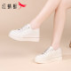 Red Dragonfly Women's Shoes White Shoes Casual Flat Shoes White Shoes Women's Autumn New Thick Sole Heightening Single Shoes Red Dragonfly Women's Shoes White Shoes Casual Flat Shoes White Shoes Women's Autumn New Thick Sole Heightening Single Shoes