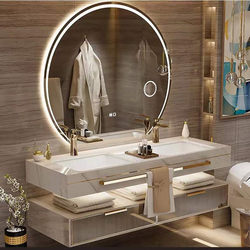 Luxury Villa Light Luxury Slate Integrated Basin Bathroom Cabinet Combination Bathroom Washbasin Washbasin Double Basin Washbasin Luxury Villa Light Luxury Slate Integrated Basin Bathroom Cabinet Combination Bathroom Washbasin Washbasin Double Basin Washbasin