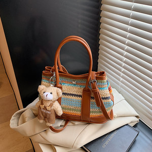 Super popular small bag women's 2025 new niche design woven vegetable basket bag fashionable and versatile single shoulder crossbody bag 
Super popular small bag women's 2025 new niche design woven vegetable basket bag fashionable and versatile single shoulder crossbody bag