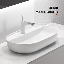 Large Size 70/80 Countertop Basin Ceramic Countertop Wash Basin Bathroom Wash Basin Extended Basin Wash Basin Large Size 70/80 Countertop Basin Ceramic Countertop Wash Basin Bathroom Wash Basin Extended Basin Wash Basin