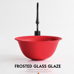 German Creative Art Countertop Washbasin Ceramic Single Basin Bathroom Washbasin Deepened Balcony Water Basin Red German Creative Art Countertop Washbasin Ceramic Single Basin Bathroom Washbasin Deepened Balcony Water Basin Red