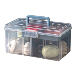 Tea set storage box desktop tea cup water cup partition box Tea set storage box desktop tea cup water cup partition box