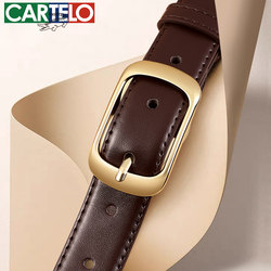Cardile Crocodile Leather Belt for Women 2025 New Summer Pin Buckle Belt for Jeans with Unique Design and Trendy Style Cardile Crocodile Leather Belt for Women 2025 New Summer Pin Buckle Belt for Jeans with Unique Design and Trendy Style