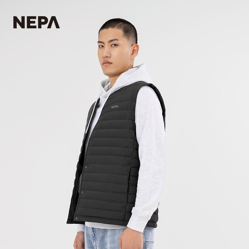 Nepa Men's Lightweight Down Vest Autumn/Winter Warm Goose Down