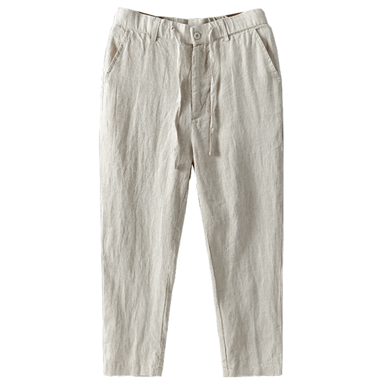 Summer breathable beach pants loose straight pants nine -point pants men's linen pants retro cotton and hemp leisure pants
Summer breathable beach pants loose straight pants nine -point pants men's linen pants retro cotton and hemp leisure pants