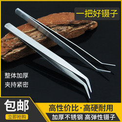 Household Stainless Steel Straight Tweezers Premium Household Stainless Steel Straight Tweezers Premium
