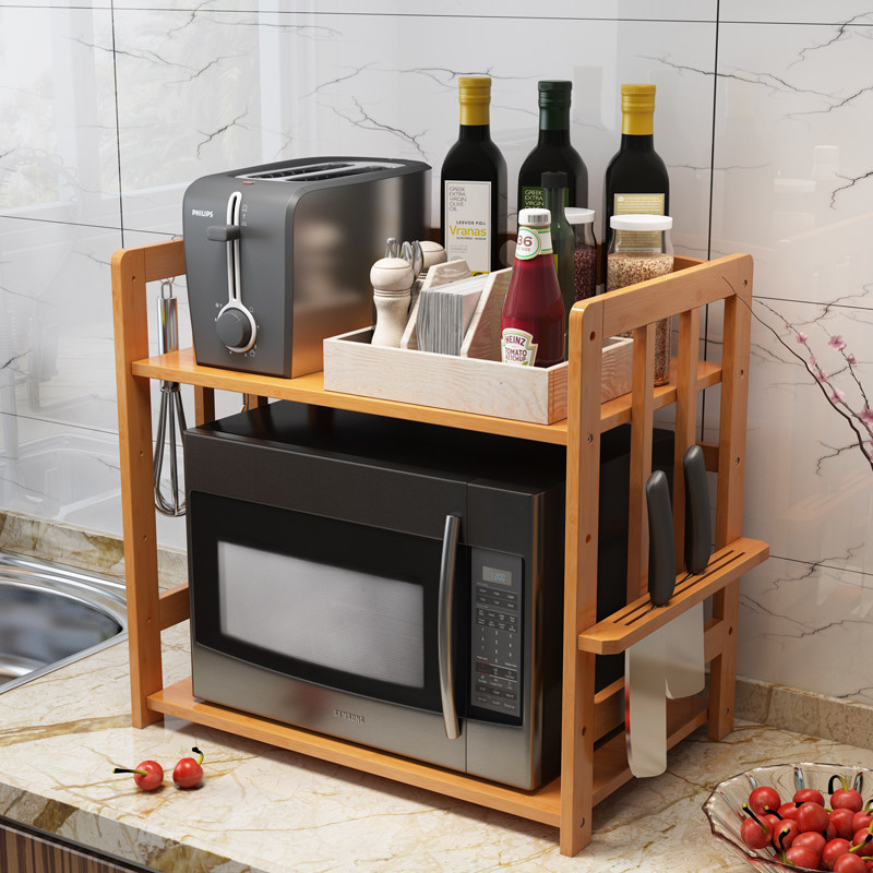 SUPFINE Support pour Micro Onde et Four Extensible Etagere Micro-Ondes