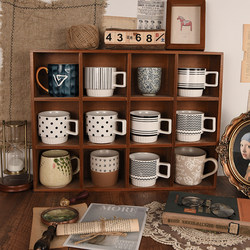 Zakka Retro Desktop Storage Box Wooden Storage Rack Twelve Zodiac Grid Ornaments Blind Box Shelf Wall-Mounted Solid Wood Zakka Retro Desktop Storage Box Wooden Storage Rack Twelve Zodiac Grid Ornaments Blind Box Shelf Wall-Mounted Solid Wood