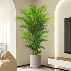 Artificial Green Plant Areca Palm for Living Room, High-End Light Luxury Indoor Large-Scale Simulated Potted Plant Decoration, Floor-Standing Ornament, Fake Flower Tree Artificial Green Plant Areca Palm for Living Room, High-End Light Luxury Indoor Large-Scale Simulated Potted Plant Decoration, Floor-Standing Ornament, Fake Flower Tree