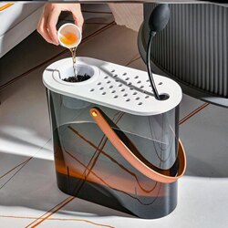 Rectangular flat bucket air conditioner water bucket condensate water home special tea table tray table indoor wastewater mop bucket Rectangular flat bucket air conditioner water bucket condensate water home special tea table tray table indoor wastewater mop bucket