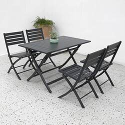 Outdoor foldable table and chair three-piece set for small apartment storage, convenient, casual, simple and sun-resistant courtyard garden table and chairs Outdoor foldable table and chair three-piece set for small apartment storage, convenient, casual, simple and sun-resistant courtyard garden table and chairs