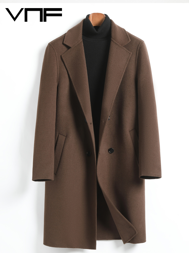 【幸村もやし 】V-MEN ダークブラウン ダブルブレスト コートウール O1CN013wdlCY1oBEzAGKReU_!!0-