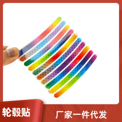 Bicycle luminous reflective stickers night riding luminous stickers reflective strips electric vehicle accessories hub stickers children's balance Bicycle luminous reflective stickers night riding luminous stickers reflective strips electric vehicle accessories hub stickers children's balance