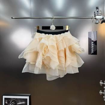 Yuzu mm autumn ballet mesh irregular fluffy cake skirt sexy hot girl miniskirt skirt for women Yuzu mm autumn ballet mesh irregular fluffy cake skirt sexy hot girl miniskirt skirt for women