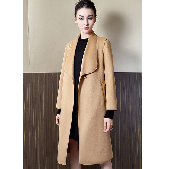 2025 autumn and winter new lapel double-sided wool coat loose warm and versatile mid-length light luxury wool coat for women
2025 autumn and winter new lapel double-sided wool coat loose warm and versatile mid-length light luxury wool coat for women