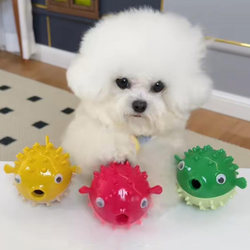 Bouncing Fish Dog Toy, Sound-Making, Bite-Resistant, Treat-Dispensing Ball, Corgi, Bichon, Teeth-Grinding, Teeth-Cleaning Toy, Snack, Self-Entertainment, Boredom-Relief Bouncing Fish Dog Toy, Sound-Making, Bite-Resistant, Treat-Dispensing Ball, Corgi, Bichon, Teeth-Grinding, Teeth-Cleaning Toy, Snack, Self-Entertainment, Boredom-Relief
