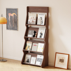Bookshelf Magazine Newspaper Display Rack Newspaper Rack Floor-Standing Brochure Journal Storage Information Display Rack Bookshelf Magazine Newspaper Display Rack Newspaper Rack Floor-Standing Brochure Journal Storage Information Display Rack
