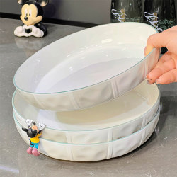 High-Temperature Underglaze Color Dinner Plate for Home Use 2025 New Model 8inch Breakfast Plate Serving Plate Bowl Plate Bowl and Chopsticks Tableware Set High-Temperature Underglaze Color Dinner Plate for Home Use 2025 New Model 8inch Breakfast Plate Serving Plate Bowl Plate Bowl and Chopsticks Tableware Set