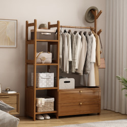 Hanger Floor Solid Wood Multifunctional Coat Rack Integrated Multifunctional Bedroom For Home Storage Solid Wood Storage Cabinet Hanger Floor Solid Wood Multifunctional Coat Rack Integrated Multifunctional Bedroom For Home Storage Solid Wood Storage Cabinet