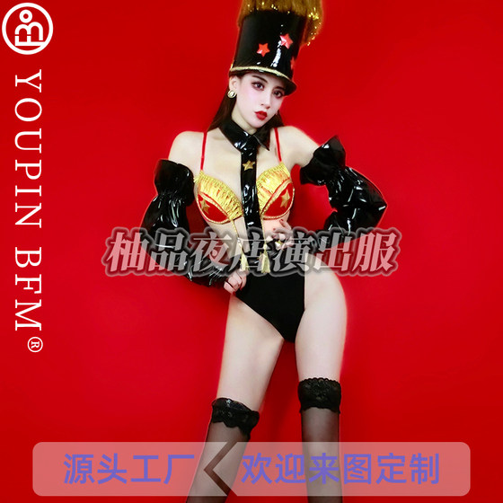 Bar gogo performance costume Oscar Crazy Horse Show Sexy Bikini August 1st Army Day National Day Military Uniform Women Ds
Bar gogo performance costume Oscar Crazy Horse Show Sexy Bikini August 1st Army Day National Day Military Uniform Women Ds