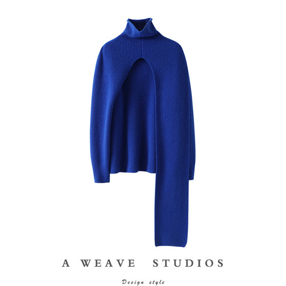 The beauty of step by step! Two-piece turtleneck cashmere sweater for women thick pure cashmere sweater cape shawl
The beauty of step by step! Two-piece turtleneck cashmere sweater for women thick pure cashmere sweater cape shawl
