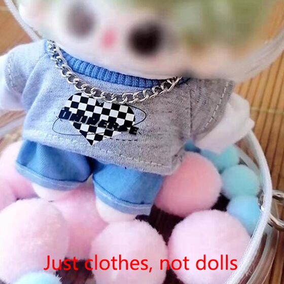 Spot 10 cm 20 cm cotton doll clothes sweatshirt suit clothes boy handsome Y cool suit cabbage
Spot 10 cm 20 cm cotton doll clothes sweatshirt suit clothes boy handsome Y cool suit cabbage