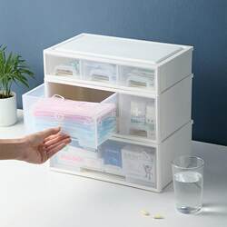 Medicine box home decoration household large-capacity multi-layer medical medical box first aid box small medicine box epidemic prevention medicine storage box Medicine box home decoration household large-capacity multi-layer medical medical box first aid box small medicine box epidemic prevention medicine storage box
