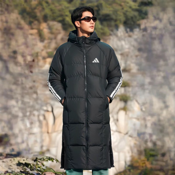Adidas long down jacket men's winter new warm windproof sportswear hooded JG3840
Adidas long down jacket men's winter new warm windproof sportswear hooded JG3840