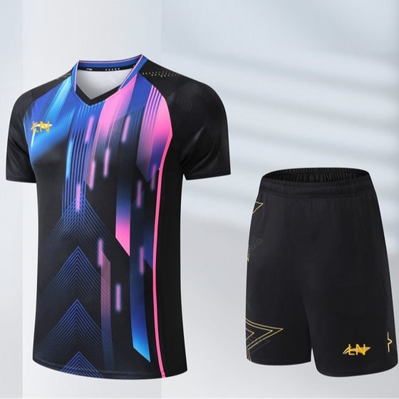 New table tennis uniforms for men and women sports short-sleeved quick-drying clothes competition uniforms couple competition uniforms tops breathable
New table tennis uniforms for men and women sports short-sleeved quick-drying clothes competition uniforms couple competition uniforms tops breathable