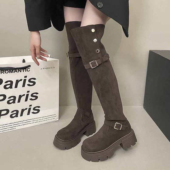 Super long legs and knee fashion for women 2025 autumn and winter new boots retro Maillard style western four-wear boots trendy
Super long legs and knee fashion for women 2025 autumn and winter new boots retro Maillard style western four-wear boots trendy