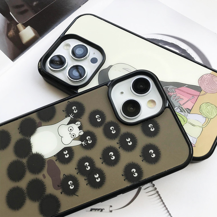 Moomin Cartoon New With Socket Grip Stand 15, 14, 13, 12 iPhone Case