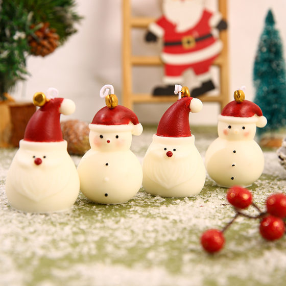 Junfeng handmade bell Santa Claus soy wax ignition aromatherapy candle holiday Christmas supplies 
Junfeng handmade bell Santa Claus soy wax ignition aromatherapy candle holiday Christmas supplies