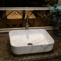 Countertop Basin Round Artistic Marble Basin Bathroom Washbasin Ceramic Washbasin Countertop Handwashing Basin for Home Use Countertop Basin Round Artistic Marble Basin Bathroom Washbasin Ceramic Washbasin Countertop Handwashing Basin for Home Use