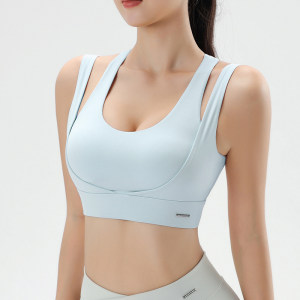 Sports underwear female wearing removable high -strength shockproof gathered yoga fitness essay Betling back running type
 Sports underwear female wearing removable high -strength shockproof gathered yoga fitness essay Betling back running type