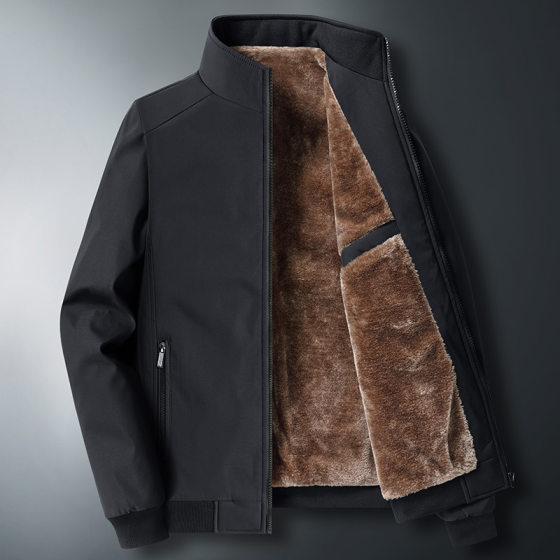 Daddy suit men's jacket for autumn and winter new style middle-aged and elderly 50-60-70 years old casual loose plush thickened jacket
Daddy suit men's jacket for autumn and winter new style middle-aged and elderly 50-60-70 years old casual loose plush thickened jacket
